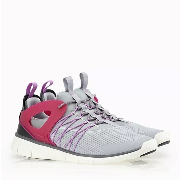 nike • free viritous wolf grey fuchsia size 9 - Picture 2 of 14